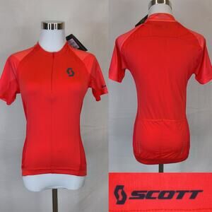 Scott Cycling Bike Jersey Women's XS Endurance 20 Melon Red NWT #W5628